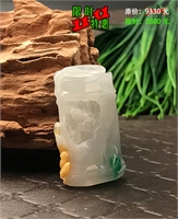 翡翠A货花件